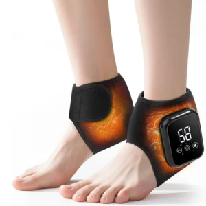 2-Pack Cordless Heated Ankle Brace Massager